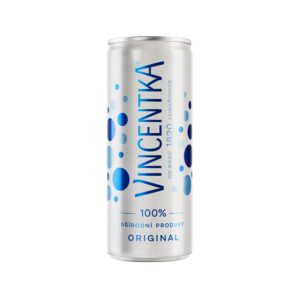 Vincentka minerální voda plech 250 ml   VINCENTKA