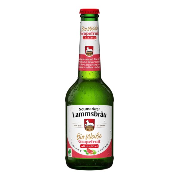 Nápoj Weisse Grapefruit nealkoholický 330 ml BIO   LAMMSBRÄU