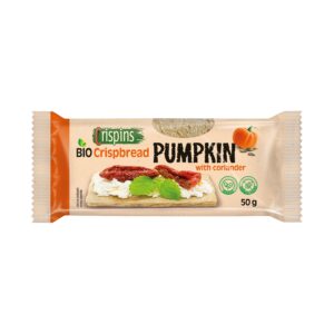 Chlebíček dýňový s koriandrem Crispins 50 g BIO   EXTRUDO