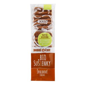 Sušenky špaldové celozrnné kakaové 100 g BIO   DOBRÉ ČASY