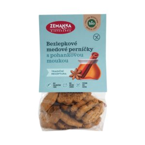 Zemanka Pohankové medové perníčky BIO - bezlepkové (100 g) - bezlepkové perníčky slazené medem a třtinovým cukrem