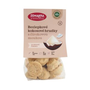 Zemanka Kokosové sušenky s čirokovou moukou BIO - bezlepkové (100 g) - bezlepkové mlsání bez bílého cukru