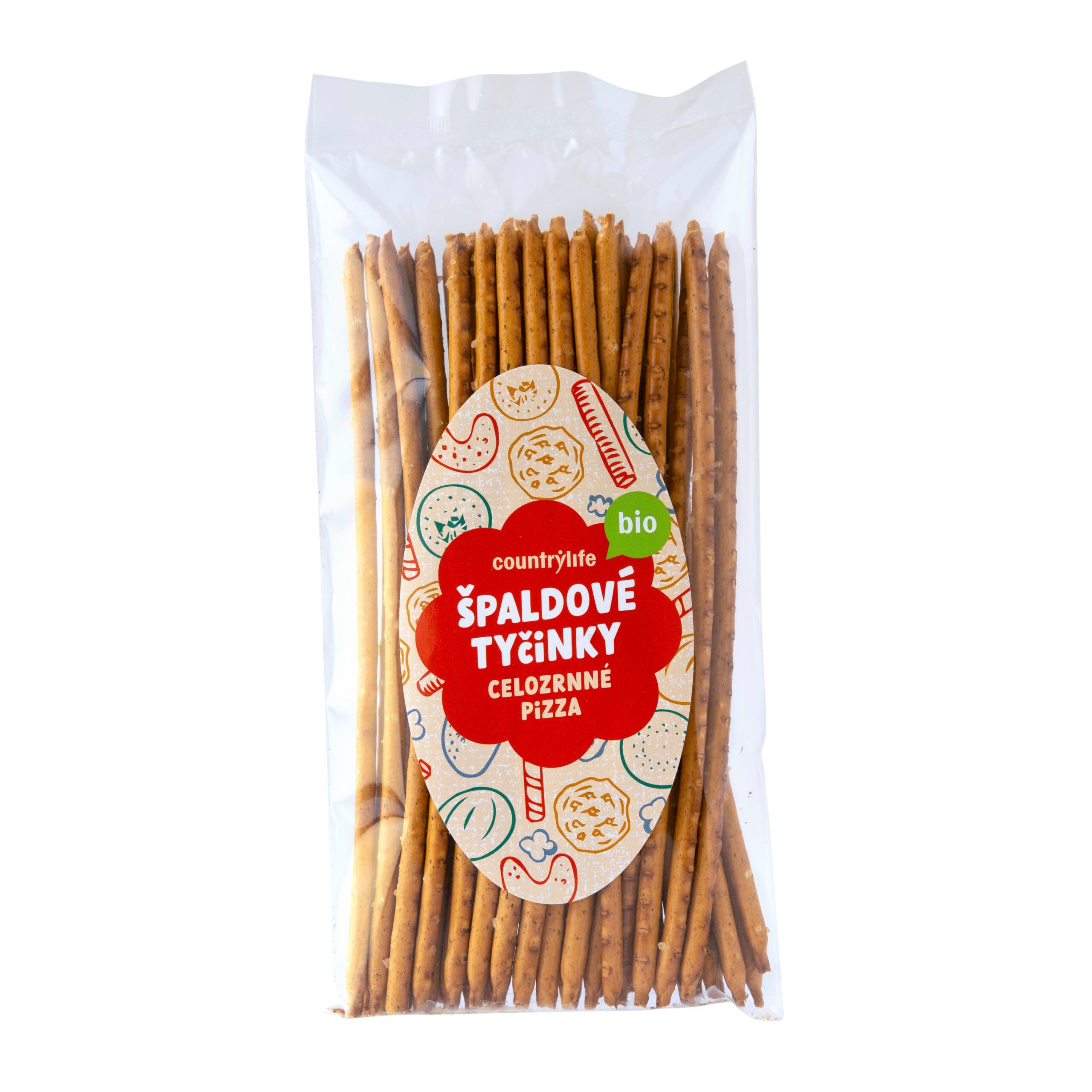 Tyčinky špaldové celozrnné pizza 100 g BIO   COUNTRY LIFE