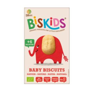 BISkids Sušenky celozrnné dětské Natural 6M+ BIO (120 g)