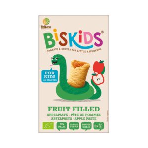 BISkids Sušenky celozrnné měkké dětské s jablečným pyré 36M+ BIO (120 g)