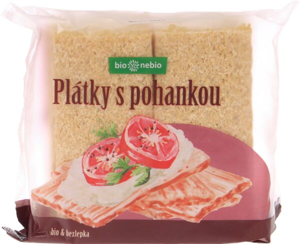 Plátky křupavé s pohankou 100 g BIO   BIO NEBIO