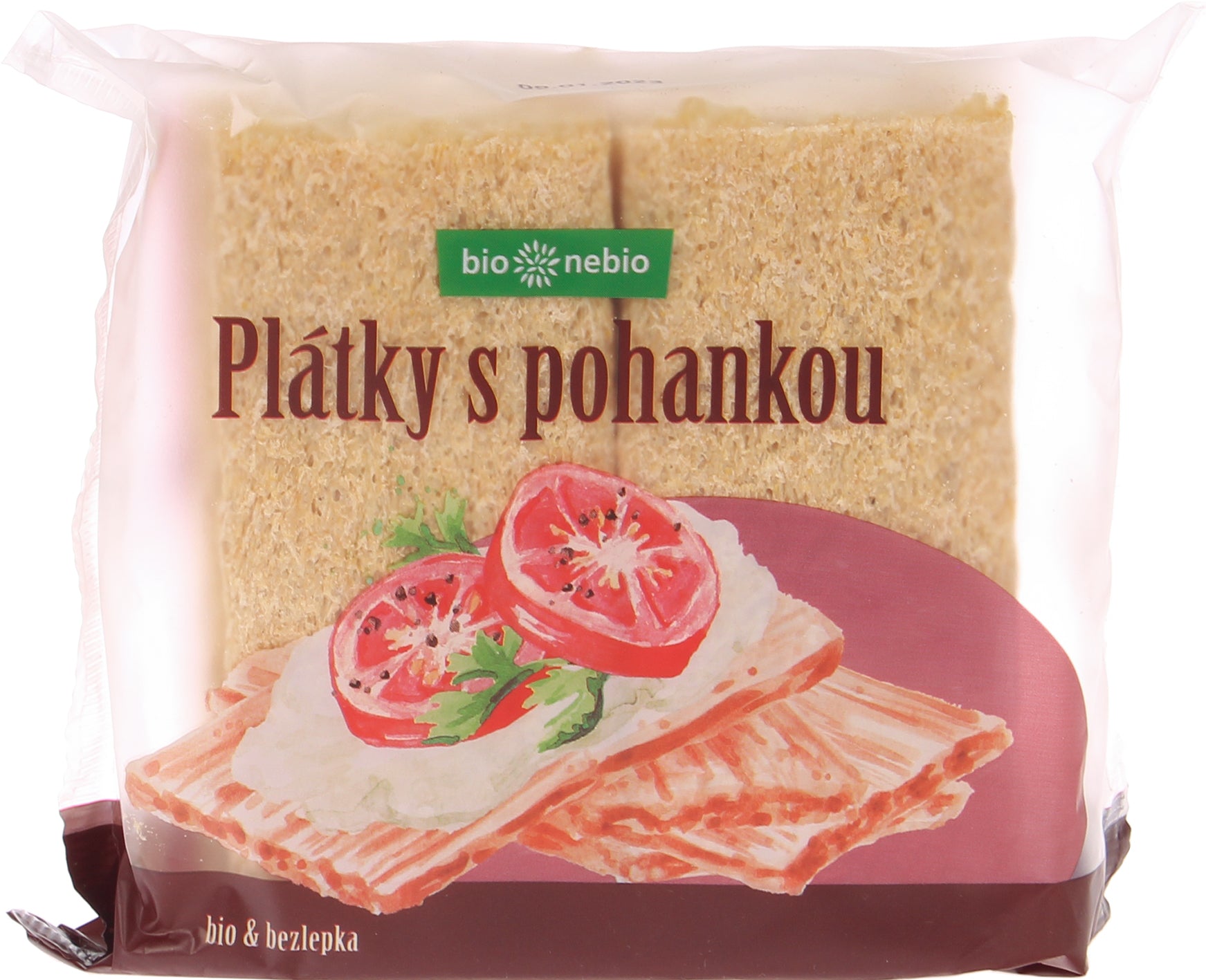 Plátky křupavé s pohankou 100 g BIO   BIO NEBIO