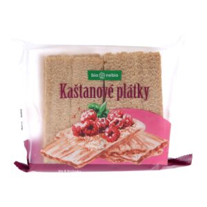 Plátky křupavé s kaštany 100 g BIO   BIO NEBIO