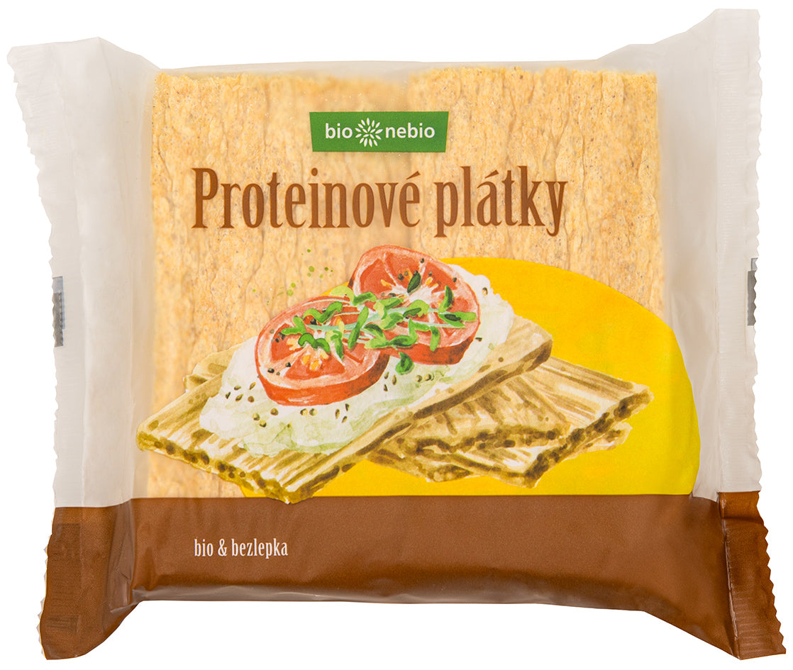 Plátky křupavé proteinové 100 g BIO   BIO NEBIO