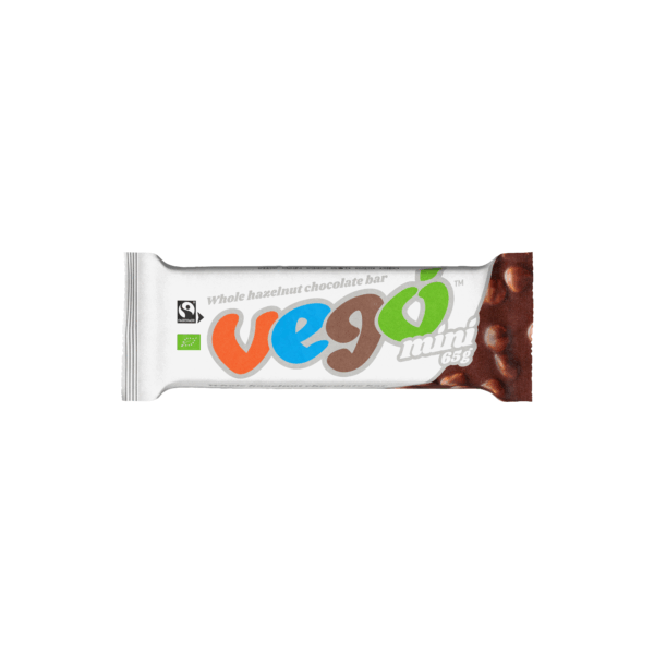 Vego Tyčinka čokoládová s lískovými ořechy mini BIO (65 g)