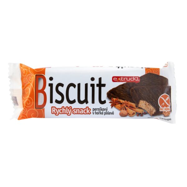 Biscuit Rychlý snack perníkový v kakaové polevě 24 g   EXTRUDO