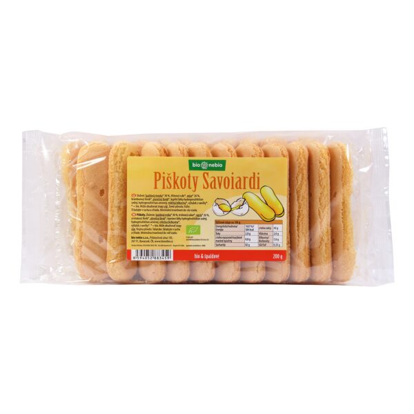 Piškoty cukrářské špaldové Savoiardi 200 g BIO   BIO NEBIO