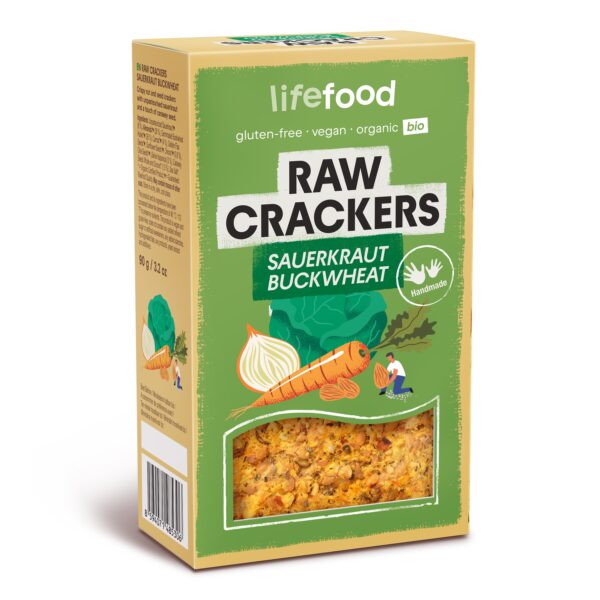 Life Crackers zelňáky RAW 90 g BIO   LIFEFOOD