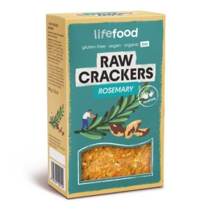 Life Crackers rozmarýnové RAW 90 g BIO   LIFEFOOD