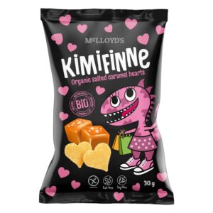 McLLOYD´S Křupky Kimifinne srdíčka se slaným karamelem BIO (30 g)