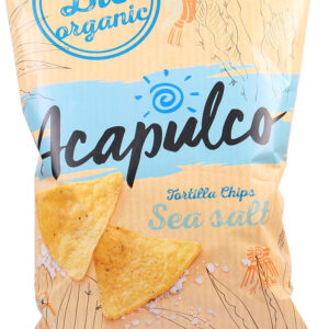 Tortilla chipsy Sea Salt 125 g BIO   ACAPULCO