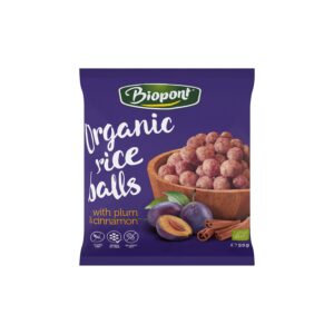 Biopont Křupky rýžové švestkové se skořicí BIO (55 g)