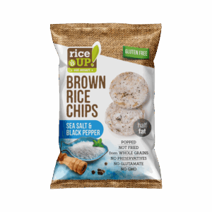 Chipsy rýžové sůl a pepř 60 g   RICE UP