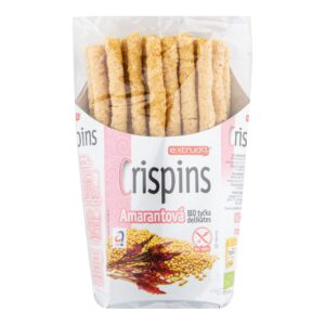 Tyčinka amarantová Crispins bezlepková 50 g BIO   EXTRUDO