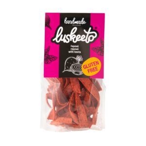 Krekry luštěninové s červenou řepou 70 g   LUSKEETO