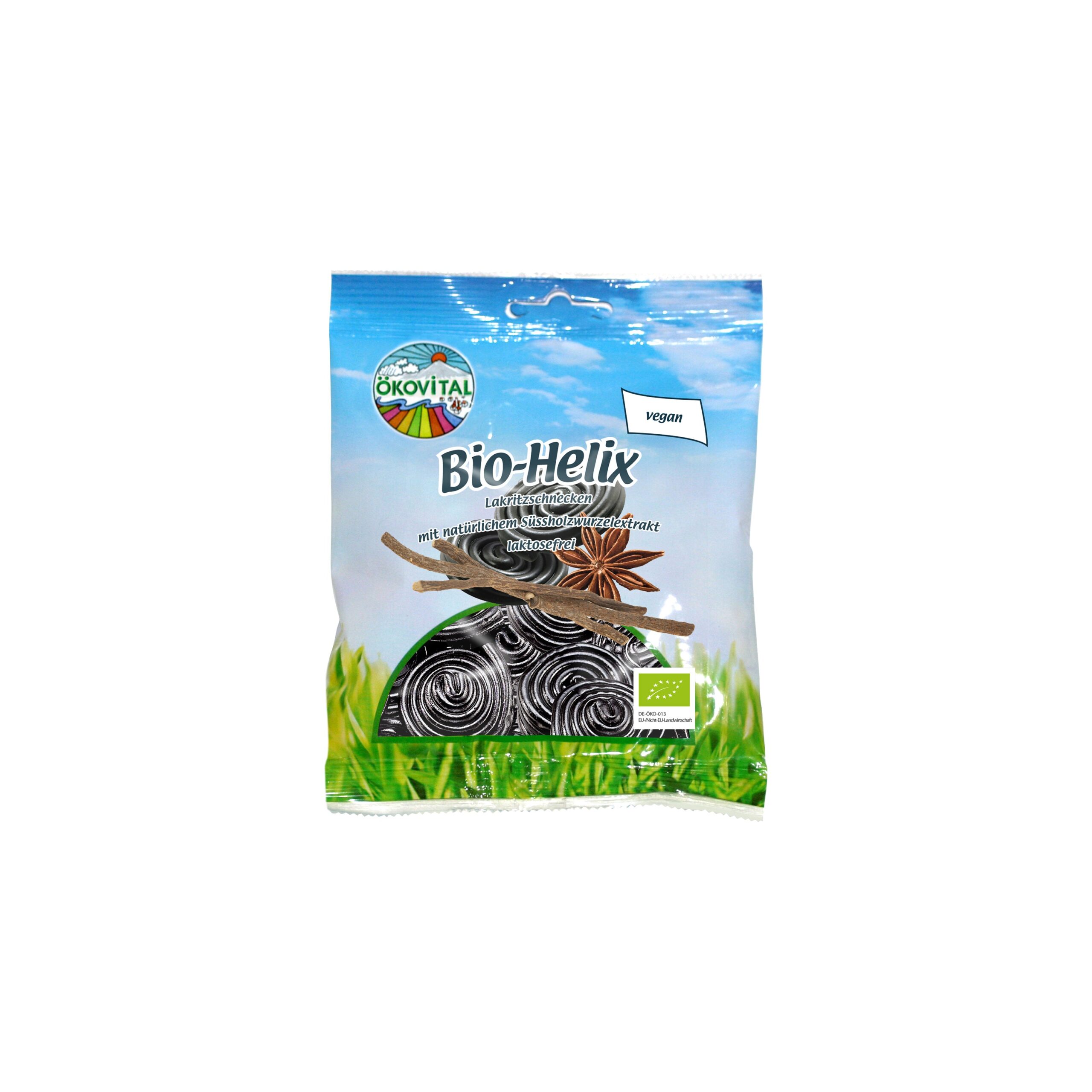 Bonbony lékořicoví šneci vegan 80 g BIO   ÖKOVITAL