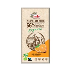 Čokoláda hořká pomerančová 100 g BIO   SOLÉ