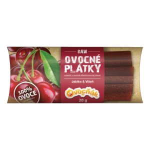 Plátky ovocné jablko-višeň 20 g   OVOCŇÁK