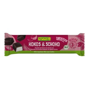 Kokos v hořké čokoládě 50 g BIO   RAPUNZEL