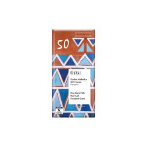 Vivani Čokoláda mléčná s kokosovým cukrem 50 % BIO (80 g) - jemnost se špetkou vanilky