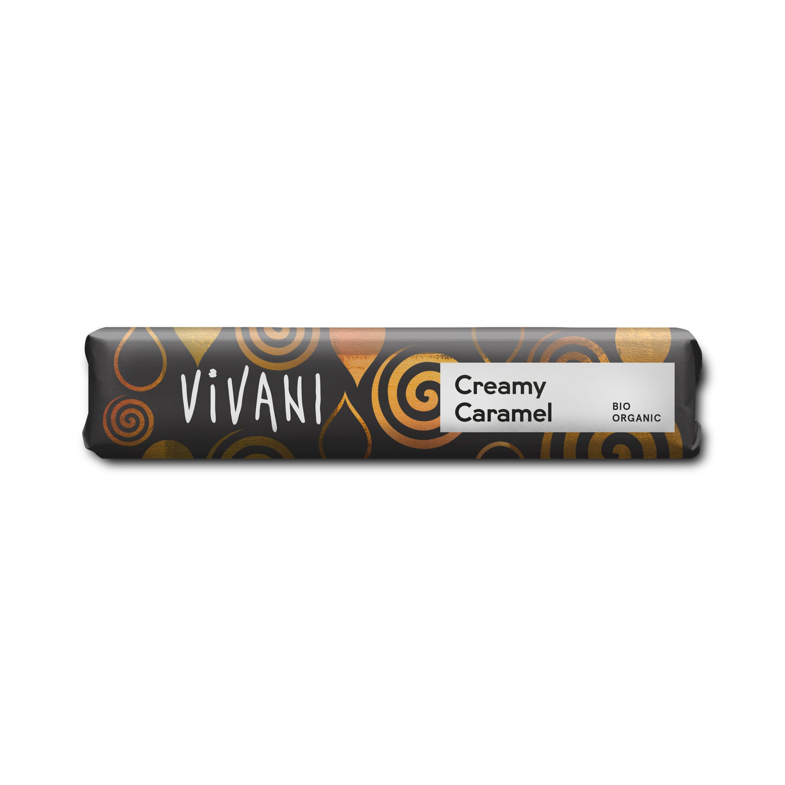 Tyčinka mléčná čokoláda karamel 40 g BIO   VIVANI