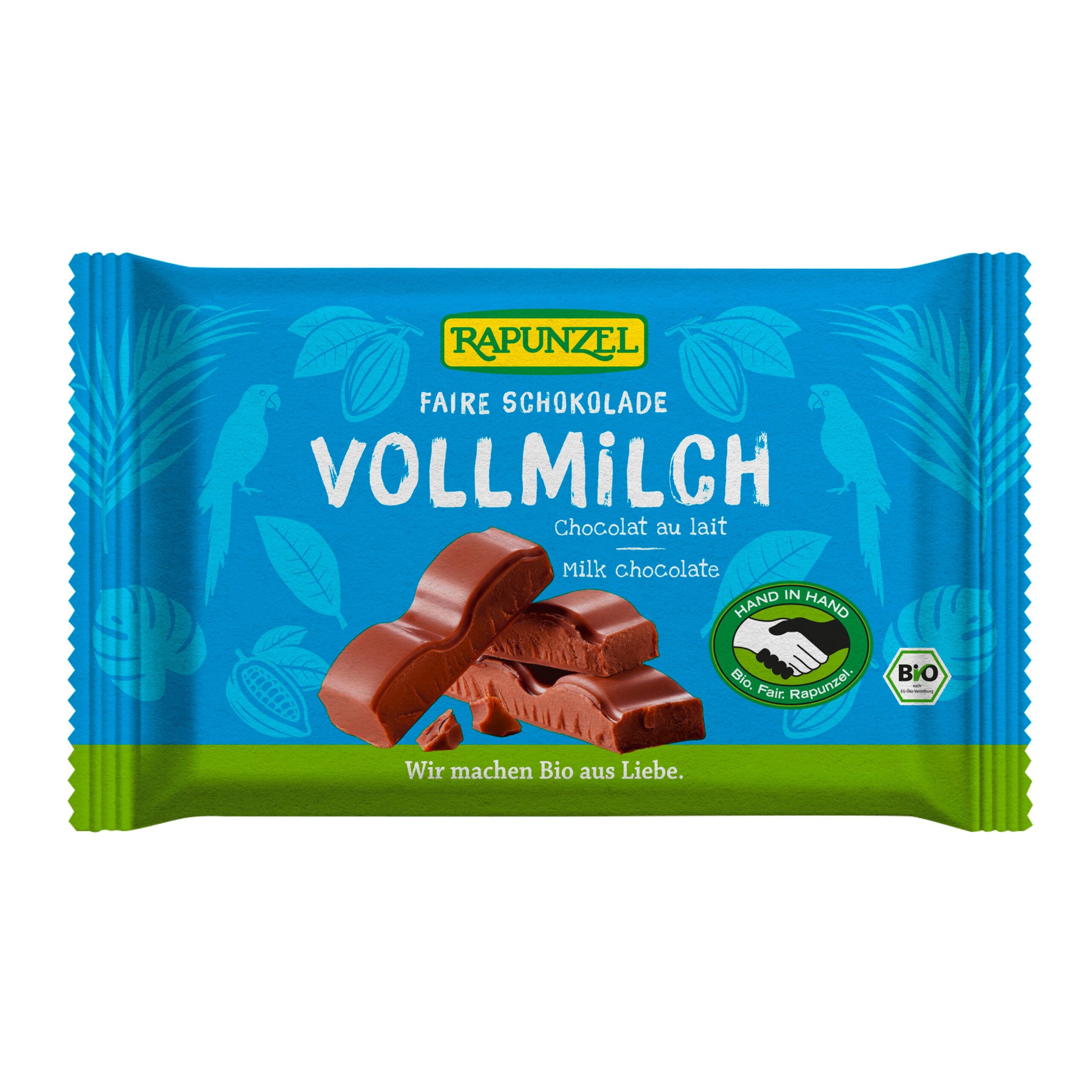 Čokoláda mléčná 100 g  BIO   RAPUNZEL