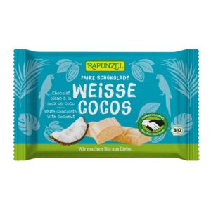 Čokoláda bílá s kokosem 100 g BIO   RAPUNZEL