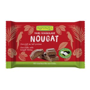 Čokoláda mléčná s nugátem 100 g BIO   RAPUNZEL