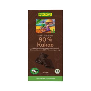 Čokoláda hořká 90 % s kokosovým cukrem 80 g BIO   RAPUNZEL