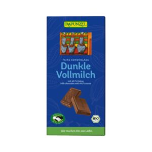 Mléčná tmavá čokoláda 46 % 100 g BIO   RAPUNZEL