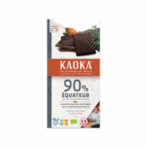 Čokoláda hořká Ekvádor 90 % 100 g BIO   KAOKA