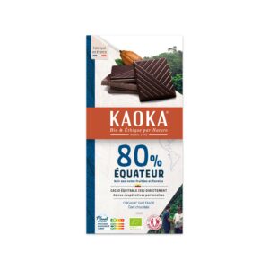 Čokoláda hořká Ekvádor 80 % 100 g BIO   KAOKA