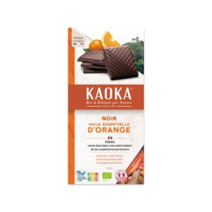 Čokoláda hořká pomerančová 100 g BIO   KAOKA