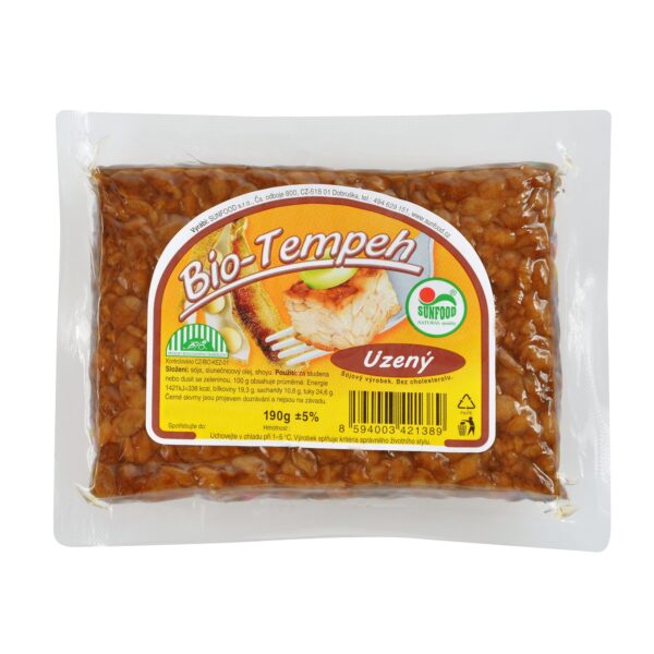 Tempeh uzený 190 g BIO   SUNFOOD