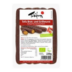Tofu alternativa klobásy pikantní uzená 220 g BIO   TAIFUN