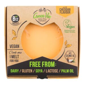 Blok s příchutí cheddaru 250 g   GREENVIE