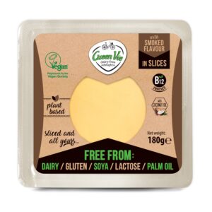 Plátky s příchutí uzené goudy 180 g   GREENVIE