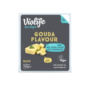 Blok s příchutí gouda 200 g   VIOLIFE