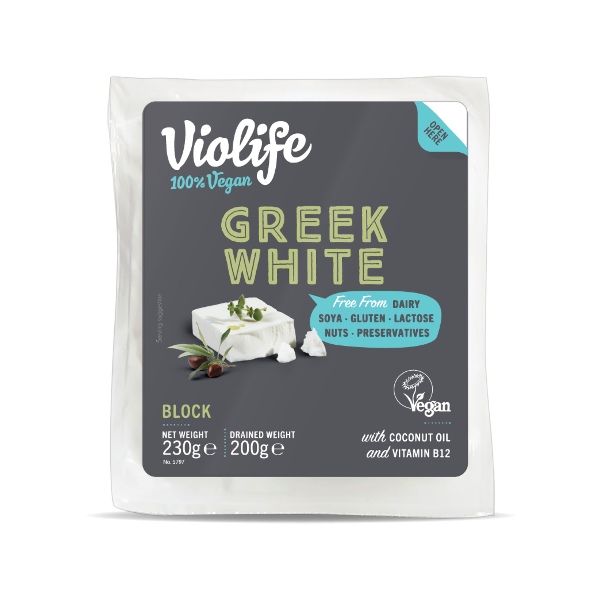 Blok řeckého typu 200 g   VIOLIFE