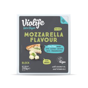 Blok s příchutí mozzarella 200 g   VIOLIFE