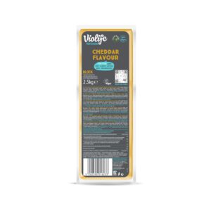 Blok s příchutí cheddar 2,5 kg   VIOLIFE