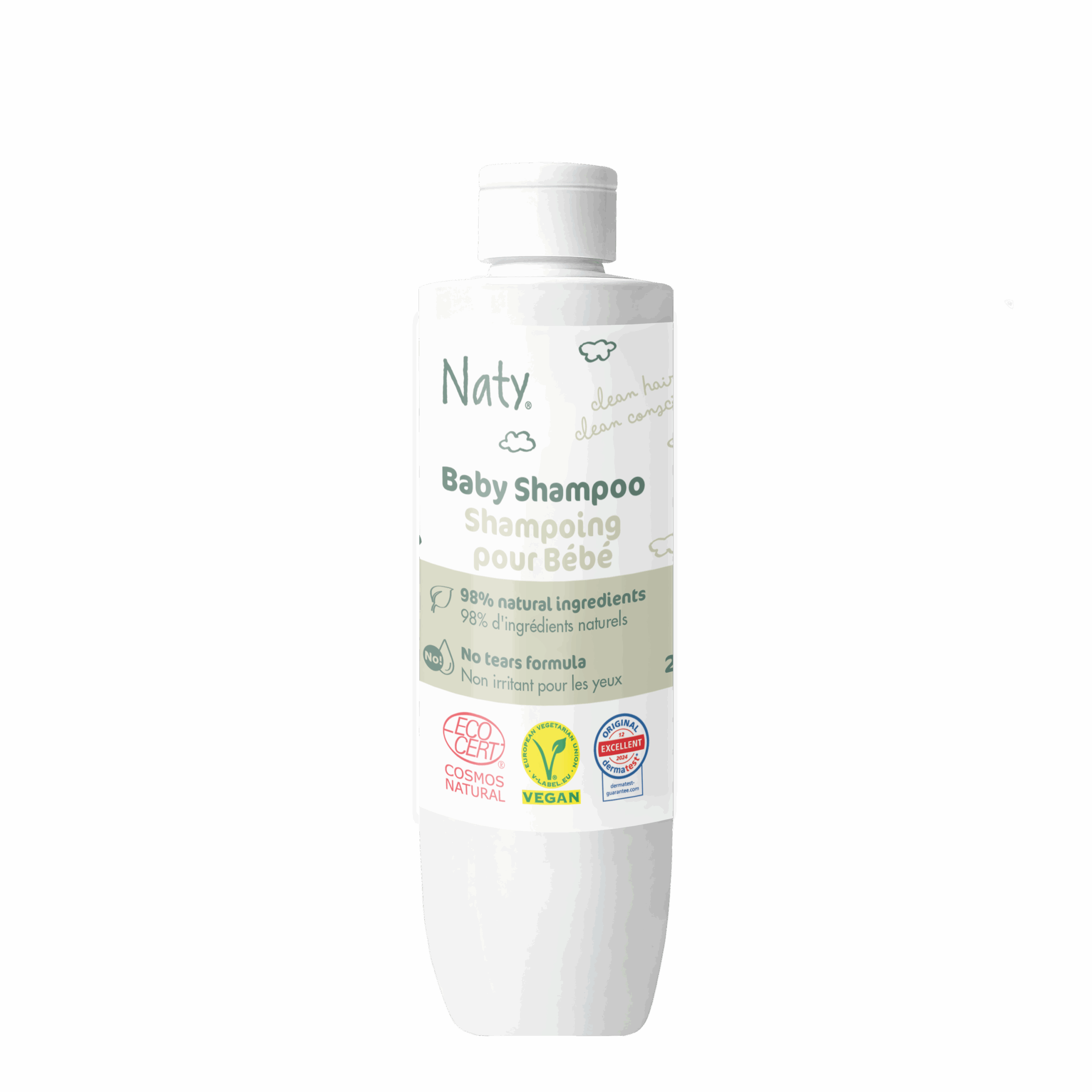 Naty Dětský šampon (240 ml) - s heřmánkem a měsíčkem