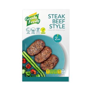 Veganská alternativa hovězího steaku 145 g   GOODY FOODY