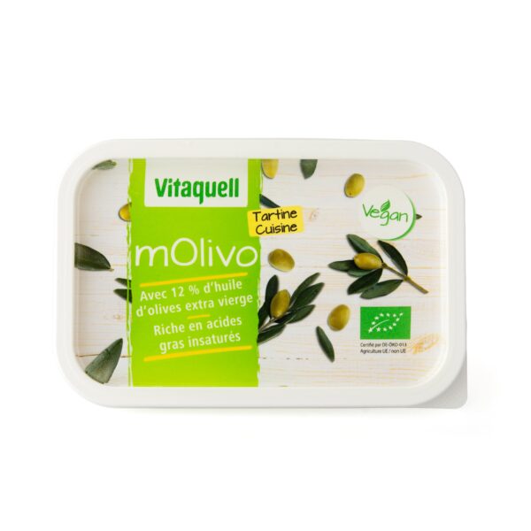 Margarín Molivo s olivovým olejem 250 g BIO   VITAQUELL