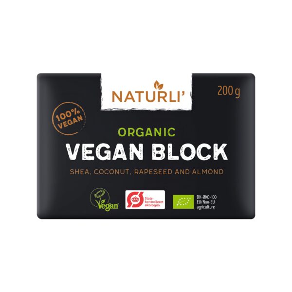 Margarín rostlinný v kostce 200 g BIO   NATURLI